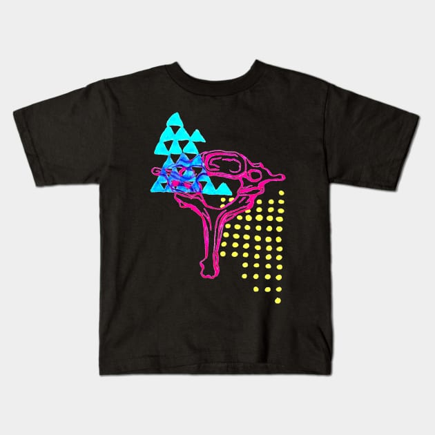 7th Cervical Vertebrae Kids T-Shirt by RaLiz